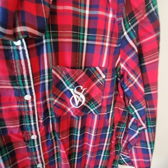VICTORIA'S Secret plaid pajama size large - Picture 2 of 11